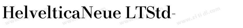 HelvelticaNeue LTStd字体转换